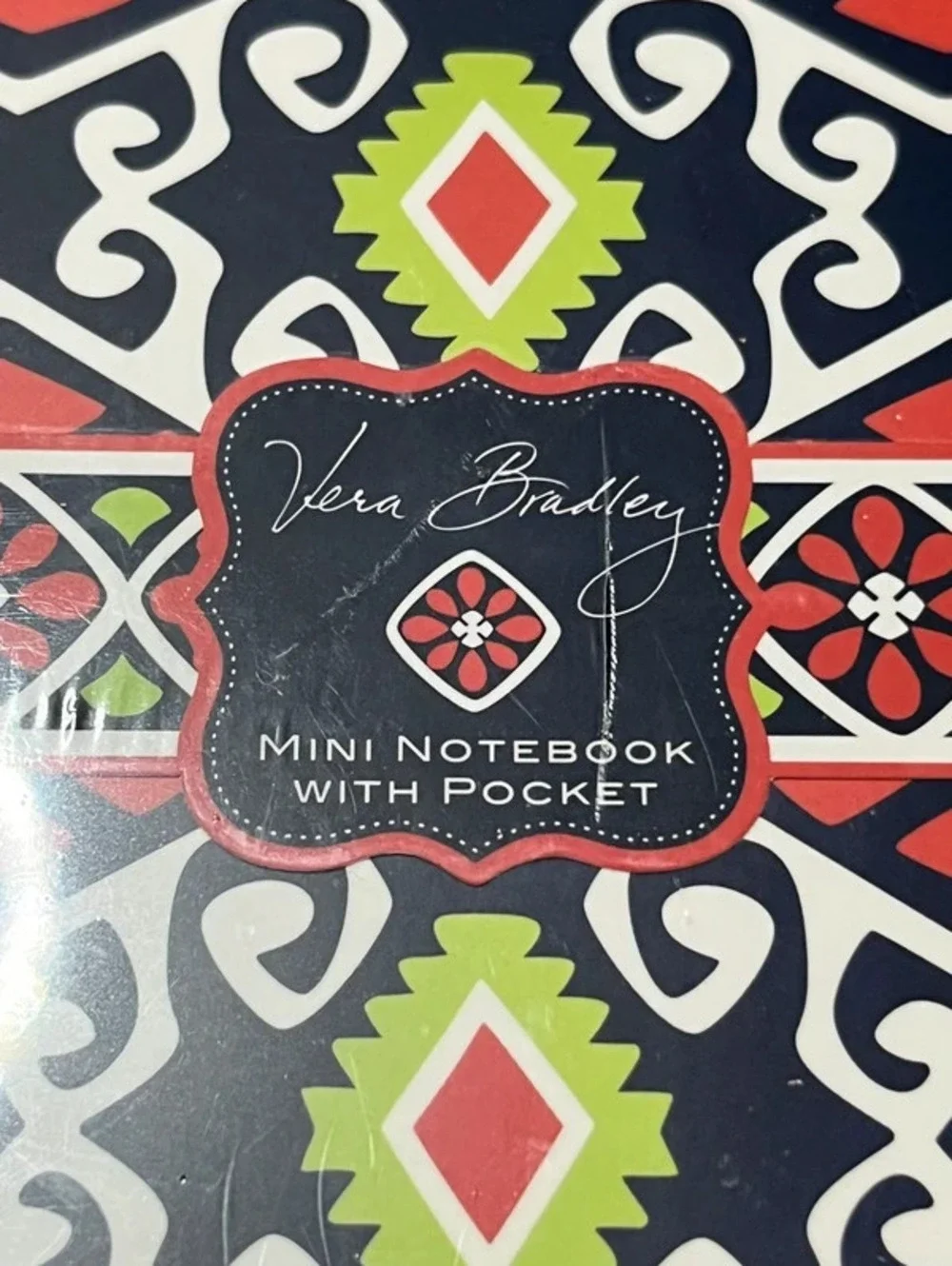 Vera Bradley Journal w/free straw topper